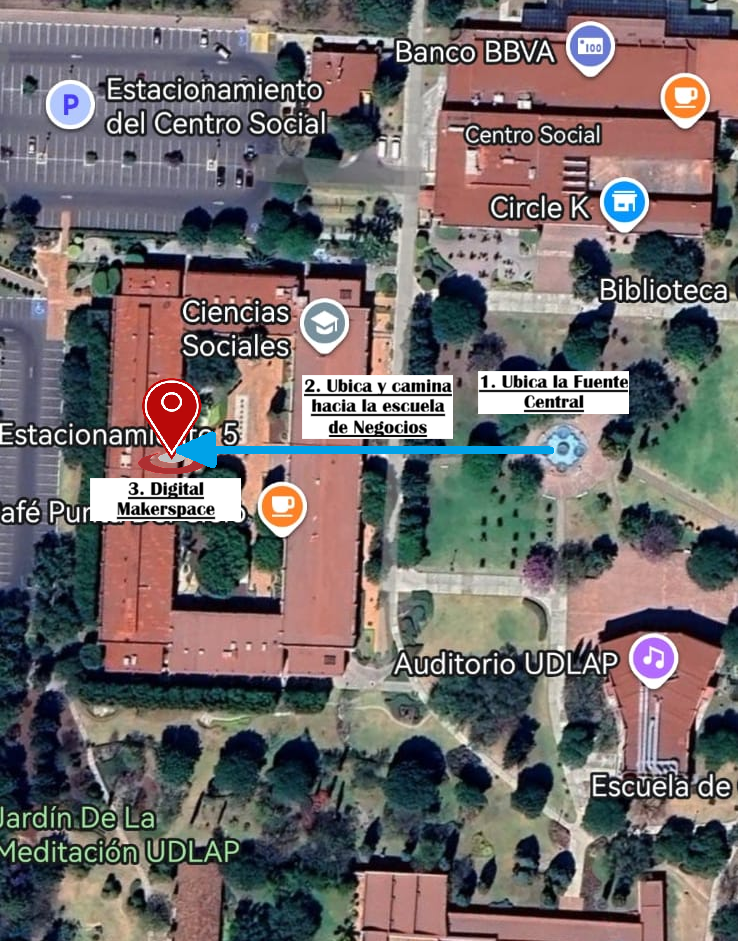 Mapa: Cómo llegar al Digital Makerspace